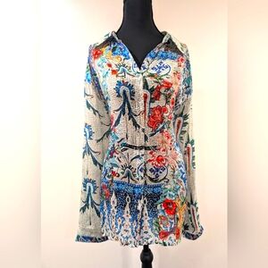 Shana Long Flowy Boho Blouse